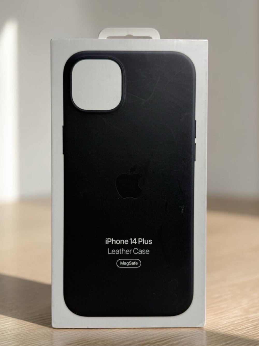 Apple iPhone 14 Plus Leather Case w/ MagSafe Midnight OEM Genuine‎ Apple Cover